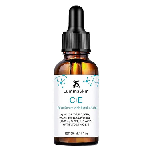 Vitamin C Face Serum Vitamin CE Serum with Ferulic Acid for Women Vitamin E and Ferulic Serum Skin Care - Vitamin C Serum for Face - Dark Spot Corrector, Anti Aging Face Care 1 Oz