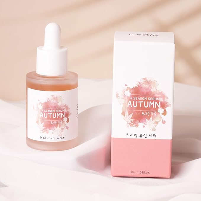 Cedia four season snail mucin serum 30ml Skin Energy, Facial Care, Moisturizing