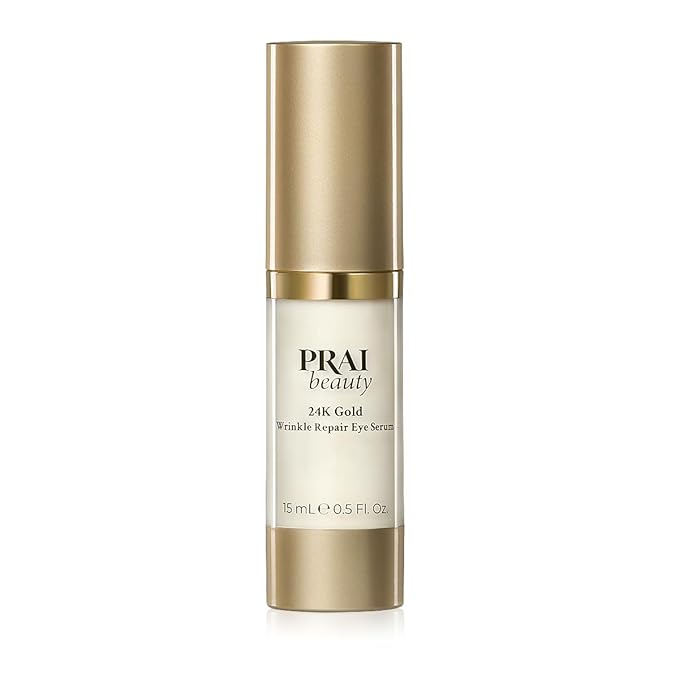 PRAI Beauty 24K Gold Wrinkle Repair Eye Serum - Anti-Aging & Anti-Wrinkle Serum - 0.5 Oz