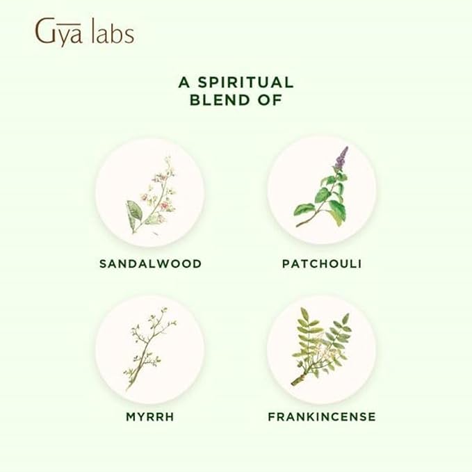 Gya Labs Mindful Meditation Essential Oil Blend - 100% Pure Natural Undiluted Meditation Essential Oil - Grounding & Relaxing (0.34 Fl Oz)