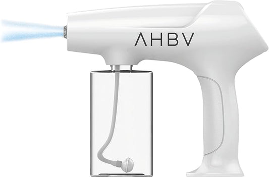 Common Wealth AHBV Nano Mist Sprayer Refresh Hair Skin Surfaces Barber Atomizer Mister USB Rechargeable White