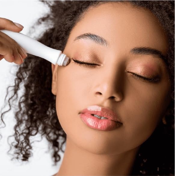 L.SANIC_Eye Serum Roller Peptide Complex, Anti-Wrinkle & Lifting, Firming & Hydrating, Reduces Fine Lines & Puffiness, Cooling Applicator with 3 Metal Balls, 25ml