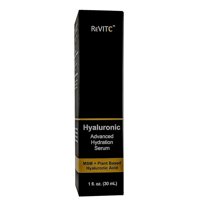 ReVitC Hyaluronic Advanced Hydration Serum with MSM and Plant Based Hyaluronic Acid