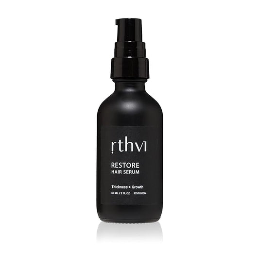 Restore Hair Serum 2 oz for thicker and longer hair growth with Rosemary, Caffeine, Lavender & Amino Acids