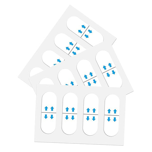 EKIND Face Lift Tape Invisible, 12PCS Facial Line Smoothing & Firming Tape for Women, V-Shaping, Double Chin, Wrinkles & Saggy Skin Reduction