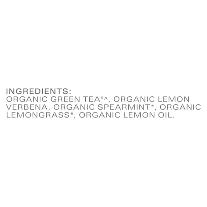 TAZO Organic Zen Green Tea, Caffeinated Tea with Refreshing Lemongrass & Spearmint, 16 Total Bags