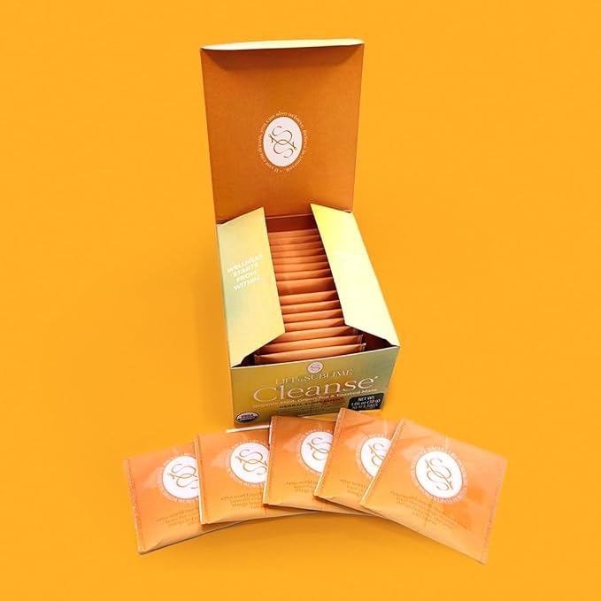 Life by Sublime - Cleanse USDA Organic Mint Green Tea & Yerba Mate, 20 Tea Bags, Naturally Caffeinated Detox Tea, Supports Digestive and Immune Health, Premium Brazilian Harvest