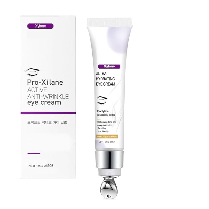 Xylane Eye Cream for Dark Circle & Puffiness, Caffeine/Pro-Xilane Active Anti-Wrinkle Eye Cream, Anti-Aging Active Eye Repair/Lifting Cream for Anti-Oxidation, Fade Fine Lines around Eyes-15 G