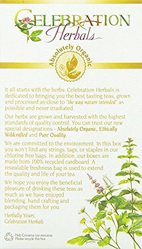 Celebration Herbals - Organic Skullcap Herb Herbal Tea - 24 Tea Bags