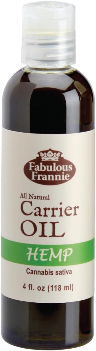 Fabulous Frannie Hemp Carrier Oil Base Oil for Essential Oil or Massage 4oz (Pack of 1)