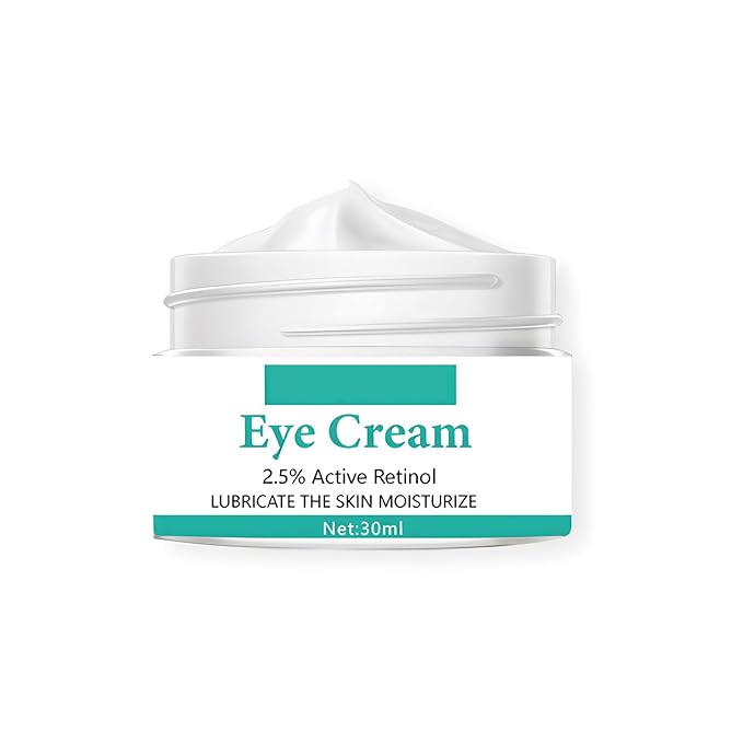 Caffeine Eye Cream, 2.5% Activity Retinol Eye Cream For Puffiness And Bags Under The Eyes Deep Moisturizing Anti-Wrinkle Aging Fine Line,1.05 Oz