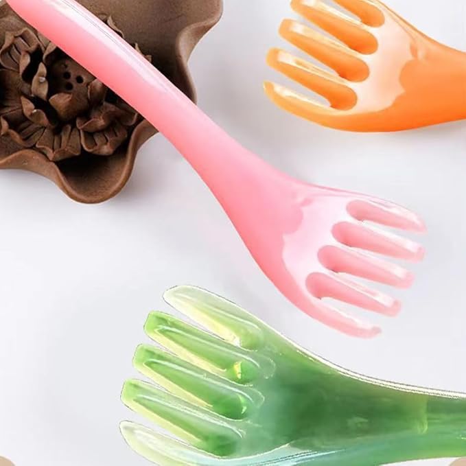 Healifty 4 Pcs Guasha Scraping Massage Tool Massage Comb Facial Massage Board Scalp Comb Massager for Head Face Body