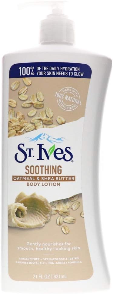 Saint Ives St. Ives Body Lotion, Oatmeal and Shea Butter, 21 oz (Pack of 4) (B07CL15SCQ)