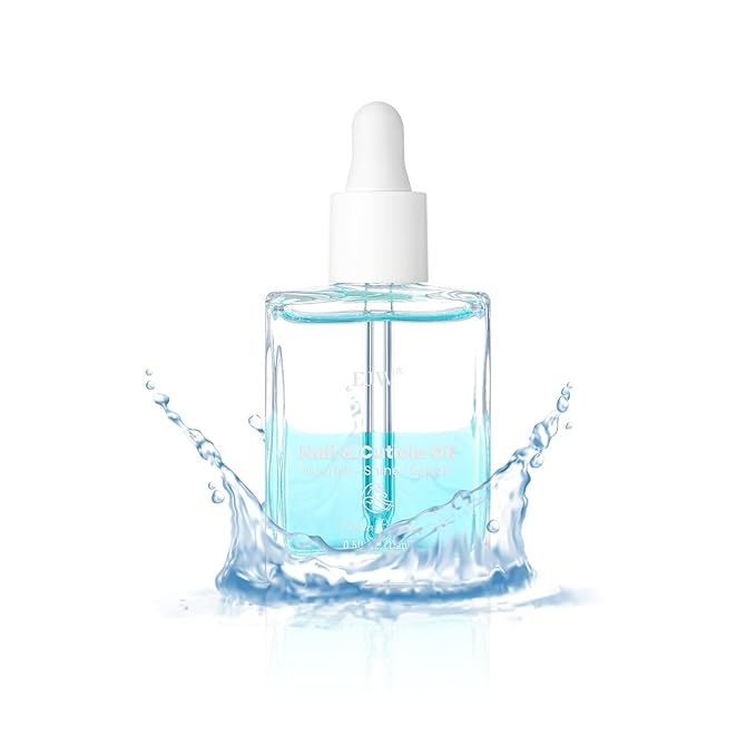 EJW Dual Layer Cuticle Oil for Nails - Nourishes & Repairs Dry, Damaged Cuticles, Strengthens Nails, Reduces Hangnails & Hand Lines, Fast-Absorbing Natural Formula, Ocean Breeze Scent, 0.5 fl. oz