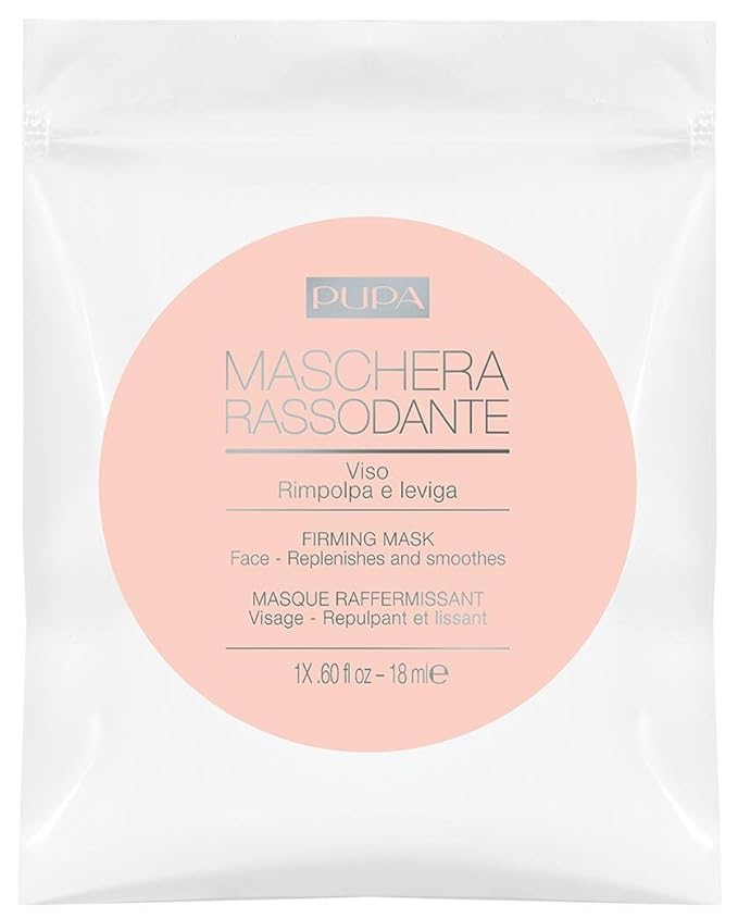 Pupa Milano Firming Face Mask Replenishes And Deeply Hydrates Skin Prevents And Diminishes Signs Of Aging Smooth And Provides Nourishment To Skin Reveals A Radiant Complexion 0.6 Oz,02-2T1S-13