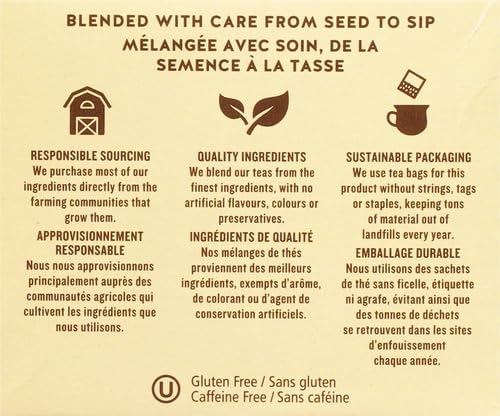 Celestial Seasonings Wild Berry Zinger Herbal Tea, Caffeine Free, 20 Tea Bags Box (Pack of 3)