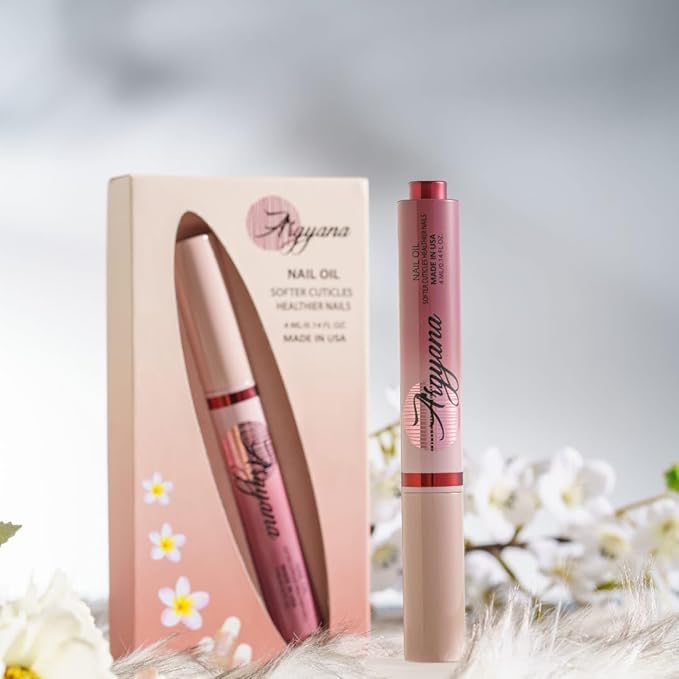 Cuticle Oil Pen for Nails - Nail Growth Oil W/Argan & Castor Oil – Nail Oil Cuticle Pen Treatment for Dry, Peeling, Breaking, Thin and Damage Nails – Jasmine Scented (4 ml)