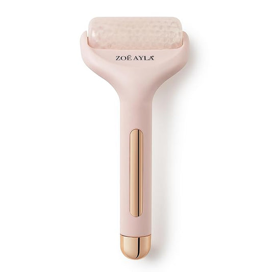 Zoe Ayla Face and Body Ice Roller, 1 pc - Skin Tightening and Rejuvenating Face Massager - Soothes Sunburn, Sore Muscles - Puffy Eyes and Redness Relief - Convenient for Whole Body Use