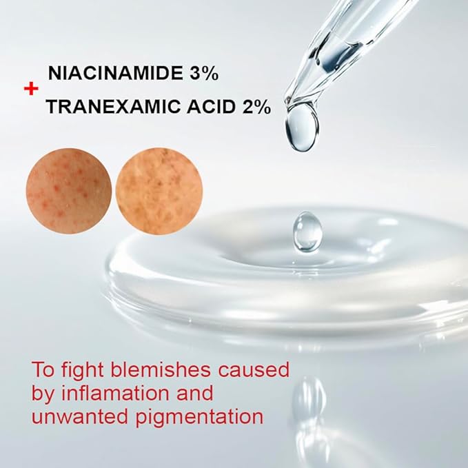 Glass skin anti-redness soothing and smoothing serum for glowy skin, Calming Serum for Face and Body, Relieves skin redness and Rosacea with Centella Asiatica (Tiger grass), aloe, panthenol