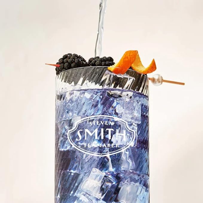 Smith Teamaker Blackberry Jasmine Iced Tea No. 76 Refreshing, Caffeinated, Sustainably Grown Organic Full Leaf Green Iced Tea, 10 Count, 1 Quart Sachets