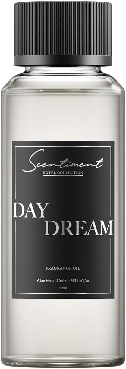 Day Dream Hotel Diffuser Oil | Inspired by Westin® Hotels' Lobby Scent | Aromatherapy Home Fragrance| Luxurious Scent with Notes of Aloe Vera, Cedar, White Tea (120 mL)