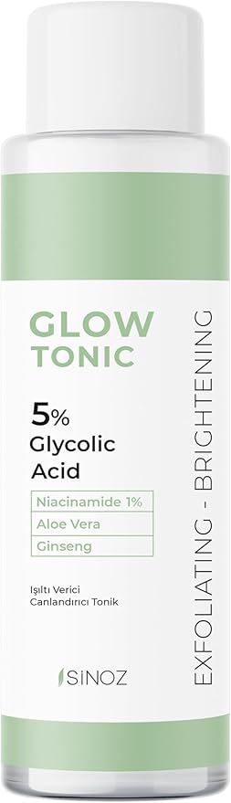 Glow Tonic | Pore Tightening, Exfoliating & Purifying | with Salicylic Acid, Niacinamide, Aloe Vera & Ginseng | Reduces Pores, Shine & Blackheads | Serum-Effective Formula | 200 ml