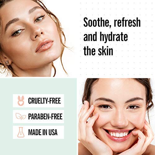 VALJEAN LABS Face Mist - Hydrate | Hyaluronic Acid + Vitamin B5 | Helps to Hydrate and Plump Skin and Restore Elasticity | Paraben Free, Cruelty Free, Made in USA (4 oz, 2 Pack)