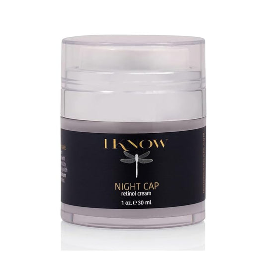 IKNOW NIGHT CAP Retinol Cream Skincare, Pro-Aging Night Cream for Skin Rejuvenation, Retinol Night Cream for Overnight Skin Renewal, Hydrating Retinol Moisturizer (1oz)