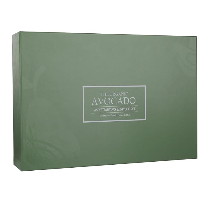 Avocado Skin Care Set, Skincare Gifts Kits For Hydrating Skin, Anti Aging Facial Kit For Women With Facial Cleanser, Toner, Face Serum, Lotion, Face Cream, Eye Cream. (6 Pieces)