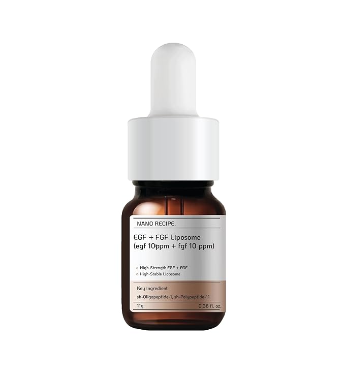 Korean EGF + FGF Liposome Concentrate Mix 2 drops In Any Step of Your Skin Care Routine Improve Skin Elasticity And Wrinkle Anti Aging Microneedling Serum 10ml