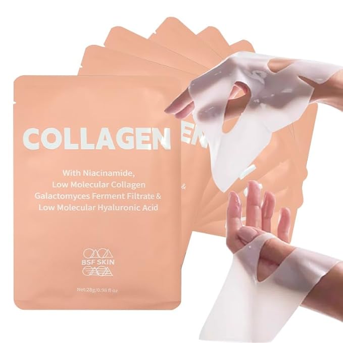 | Deep Collagen Hydrogel Face Mask With Niacinamide, Low Molecular Collagen, Galactomyces Ferment Filtrate, Low Molecular Hyaluronic Acid (28g x8ea)