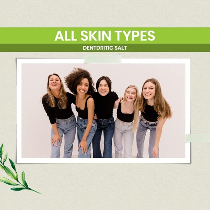 Soapeauty DENDRITIC Salt 1 lb| Bath Scrub Salts, Salt Scrub, Exfoliants, Milk Bath, and More | Premium Fine Salt Grain for Body Relaxation 1 lb