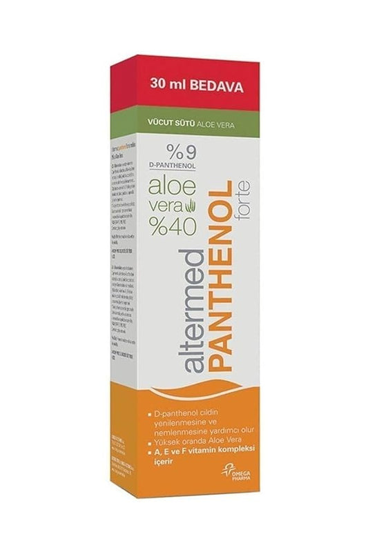 Panthenol ALTERMED FORTE 9 % Body Milk with Aloe, 230 ml