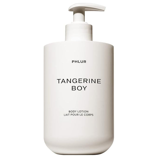 PHLUR Tangerine Boy Body Lotion - Moisturizes & Replenishes Dry Skin - Spicy Citrus Body Lotion for Women & Men with Lemon, Ginger, Tangerine, Jasmine & Black Pepper (16 Fl Oz)