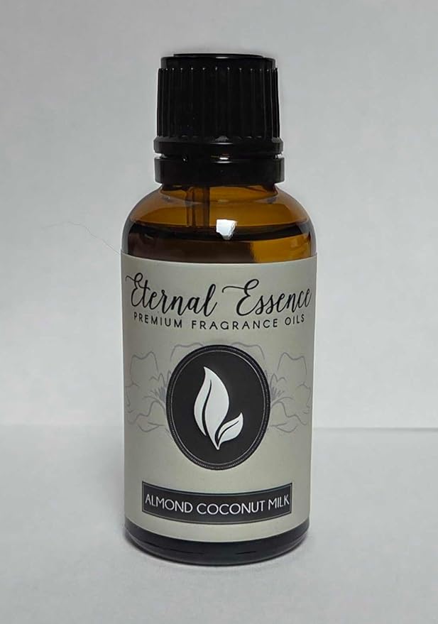 Eternal Essence Oils Almond Coconut Milk 30ml Premium Fragrance Oil - for Candle, Soap Making, Aromatherapy, Diffusers, Home Care, & Humidifiers