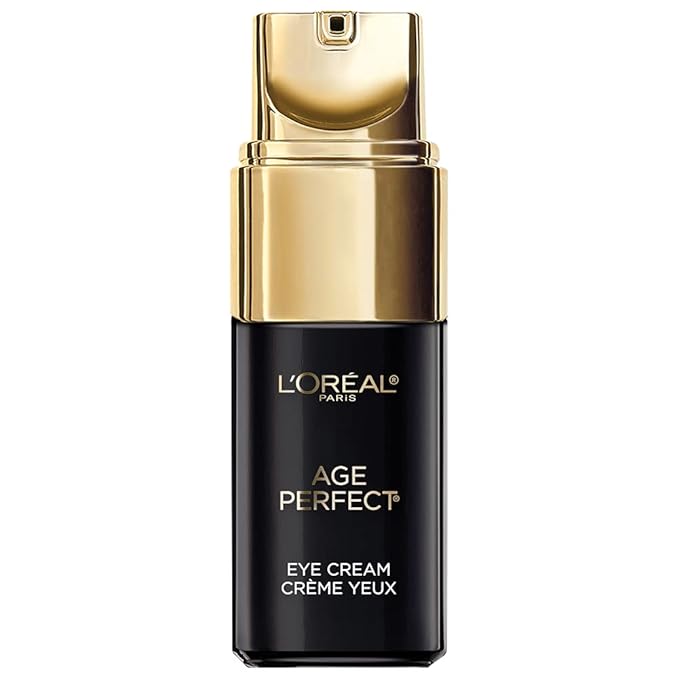 L'Oreal Paris Age Perfect Anti-Aging Under Eye Cream, Vitamin E, Antioxidants, Reduces Dark Circles, Puffiness, Age Perfect Cell Renewal, sensitive skin, Dermatologist Tested, Paraben Free, 1.7 fl oz