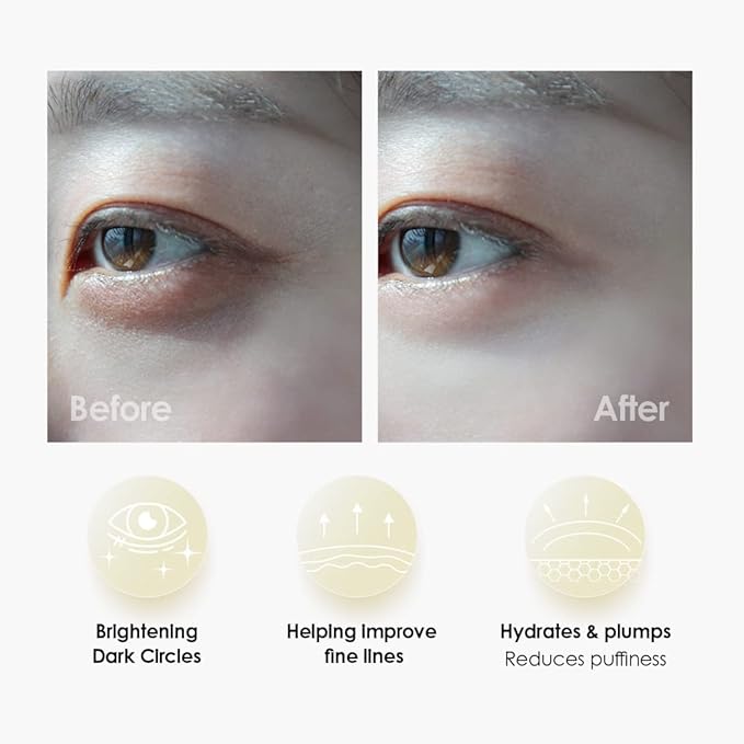 Sweet Dreams Collagen Glow Gold Eye Masks under eye patches for puffy eyes + Sweet Dreams Vanilla Lip Mask