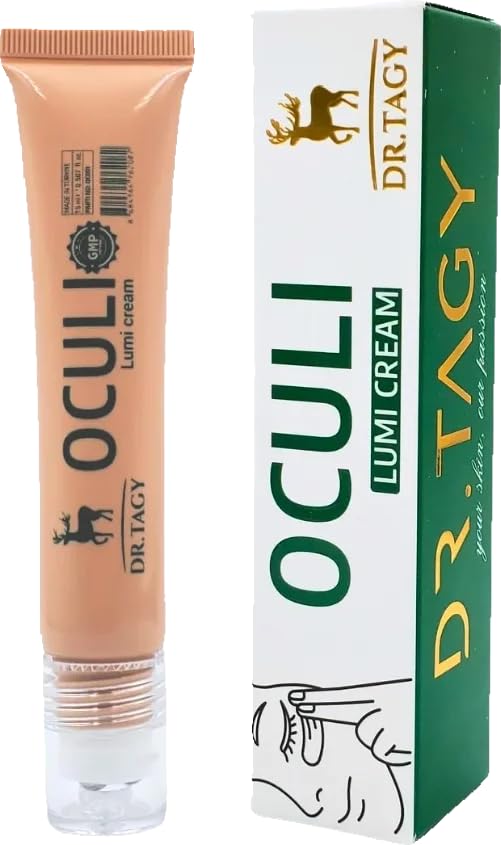 DR. TAGY Under Eye Cream – Dark Circle & Puffiness Treatment – Hydrating & Rejuvenating Formula with Alpha-Arbutin, Vitamin C, Hyaluronic Acid & Peptides – Revitalizing & Firming – 30ml