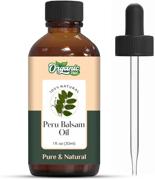 Peru Balsam (Myroxylon Balsamum) Oil | Pure & Natural Essential Oil for Aroma, Diffuser, Haircare & Skincare- 30ml/1.01fl oz
