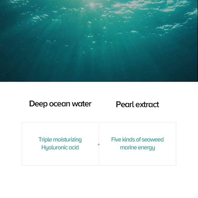 JM Solution Marine Luminous Pearl Deep Moisture 3 Step Skin Care Face Mask - Korean Skincare Facial Mask - boosting Brightening Moisturizing-10 Sheets for Dry Skin (Black Pearl)