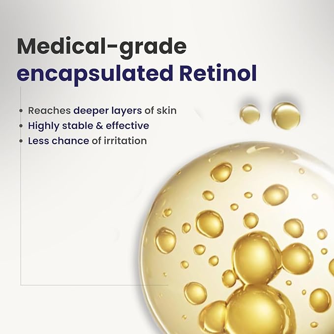 RE' EQUIL 0.1% Retinol Night Cream Repairs Wrinkles Fine Lines Improves Skin Firmness Beginner Friendly All Skin Types 30G