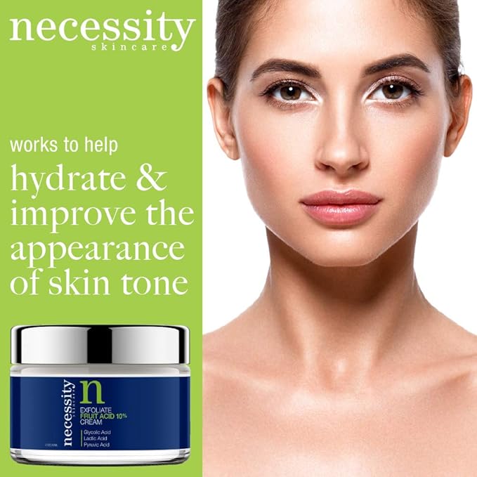 Exfoliate Fruit Acid 10% Cream, 2 Fluid Ounce