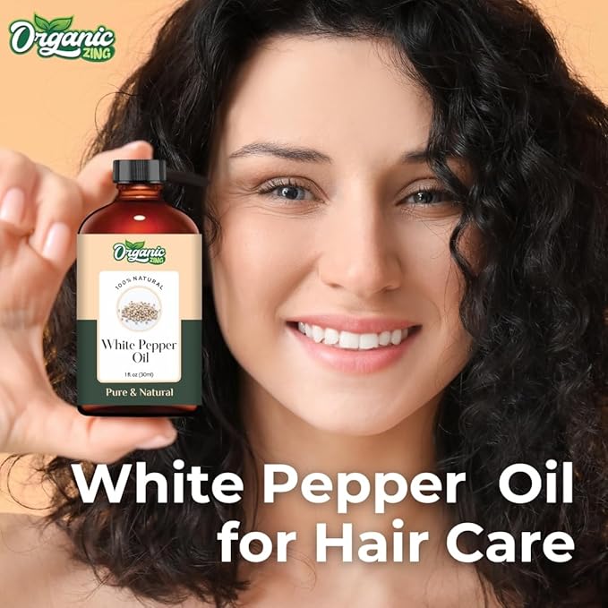 White Pepper (Piper nigrum) Oil | Pure & Natural Essential Oil Aroma, Diffusers, Skincare & Haircare- 30ml/1.01fl oz