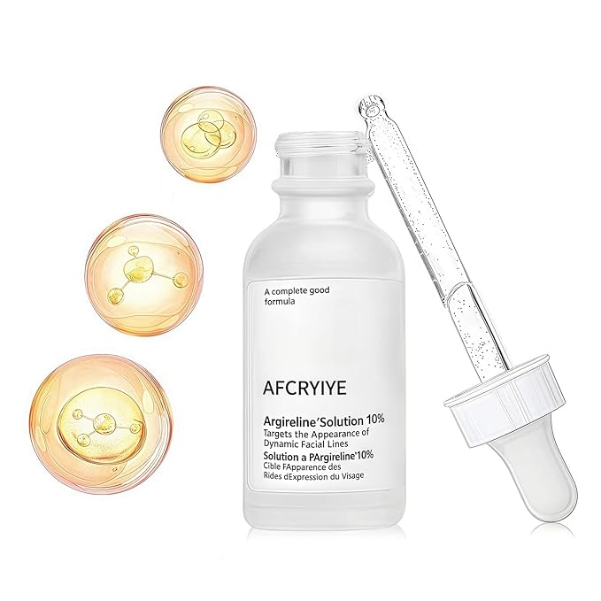 Argireline Solution 10%, Advanced Anti-aging Facial Serum, Facial Moisturizer for Women, Firming Skin and Reducing Wrinkles and Fine Lines, Argireline Facial Serum, 30ml