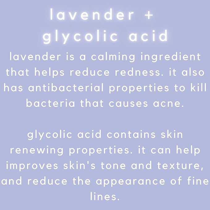 What Dreams Are Made Of Calm + Correct Gel Night Mask with Lavender & Glycolic Acid, 5.1 fl oz