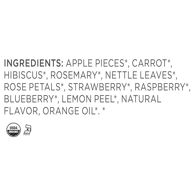 Tea Forte Radiance Premium Organic Loose Leaf Caffeine-Free Herbal Tea Blend Canister, Makes 35-50 Cups, Tea Gifts for Mother's Day