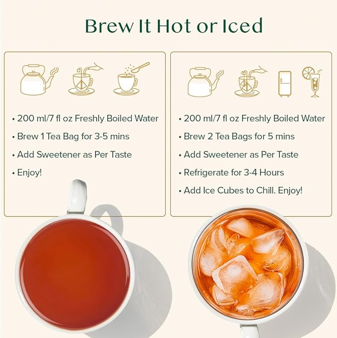 VAHDAM, Assam Exotic Black Tea Bags (100 Count) High Caffeine, Gluten Free, Full Bodied | Pyramid Tea Bags | Strong, Robust & Flavoury | Direct from Source