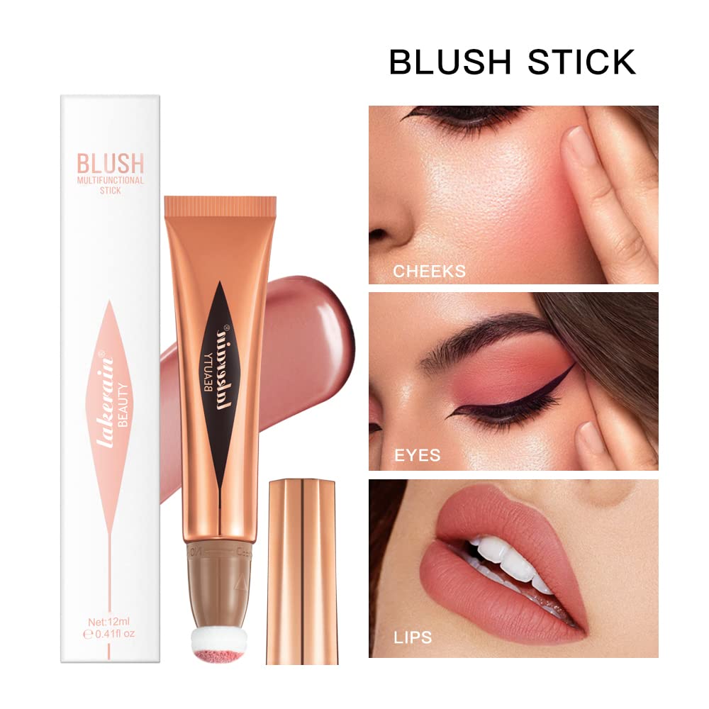 Liquid Contour Beauty Wand, Highlighter and Bronzer Stick with Cushion Applicator Attached Easy to Blend, Long Lasting & Smooth Natural Matte Finish
