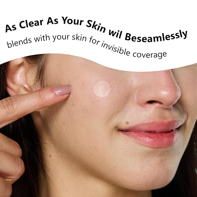 Pimple Patches for Face, Hydrocolloid Acne Patches, Absorb Zits and Blemishes, Invisible Spot Cover, Treatment for Breakouts, Acne Stickers with Salicylic Acid and Tea Tree Oil (72 Count)