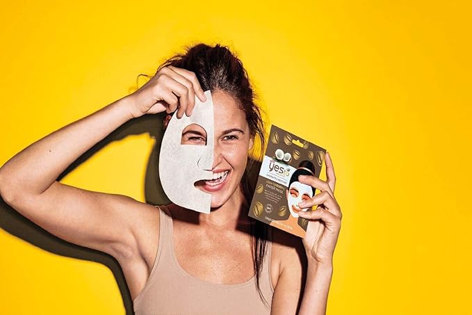 Yes to Coconut Ultra Hydrating Paper Mask, 0.67 Fl Oz